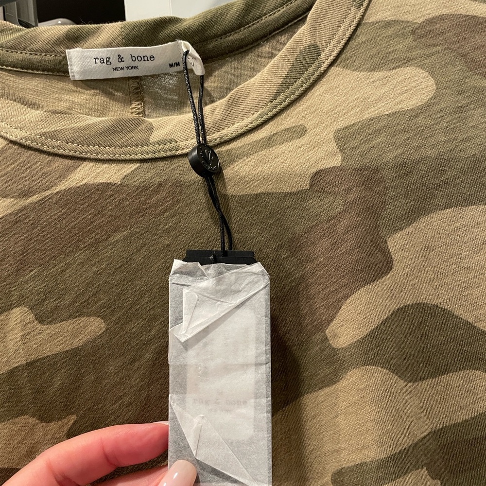 NWT Rag & Bone camo super soft Tee - Picture 4 of 7